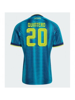 Moški Nogometna dresi replika Kolumbija Juan Fernando Quintero #20 Gostujoči SP 2026 Kratek rokav
